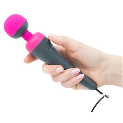 Palmpower Plug And Play Corded Massage Wand Vibrator And Power Bank Play With Me