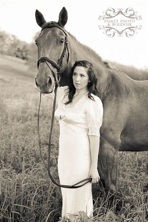 Horses Vintage Ladies Photo