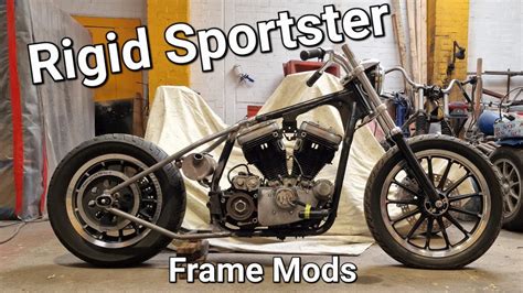Handmade Harley Sportster Rigid Frame Build Pt2 Chopper Time Youtube