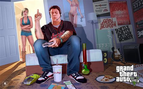 Dos Nuevos Wallpapers De Grand Theft Auto V Borntoplay Blog De Videojuegos