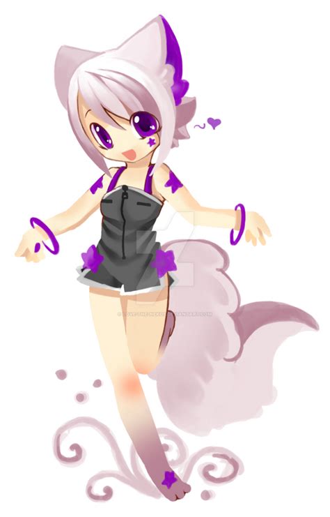 Purple Neko By Love The Nekos On Deviantart