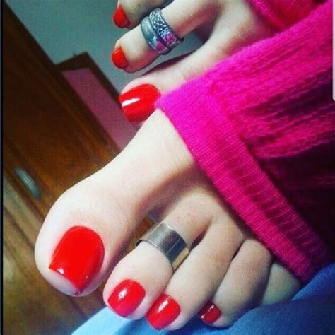 Pin By Anthony Rice On Stuff With Images Feet Nails Red Toenails