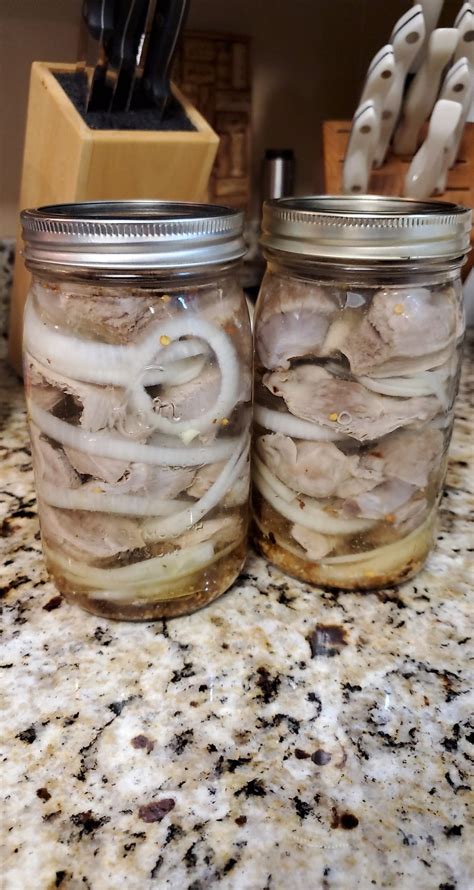 Two Quarts Of Pickled Turkey Gizzards Not Bad For A Monday Night