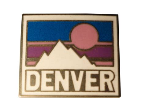 Denver Colorado State Vintage Lapel Cloisonne Enamel Pin Co Denver