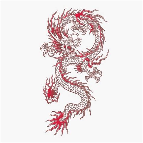 That's why dragon tattoo is loved by most of oriental people. Material de Dragón Rojo en 2020 | Tatuaje de dragón rojo ...
