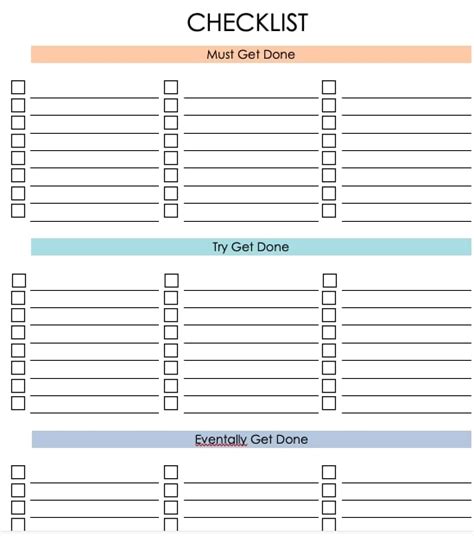 Plantillas Para Checklist En Word Y Excel Ejemplos Gratis