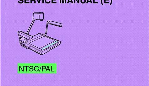 CANON RE-450X VISUALIZER SM Service Manual download, schematics, eeprom