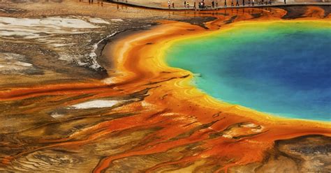 Hike Above Grand Prismatic Spring Yellowstone National Park Wyoming