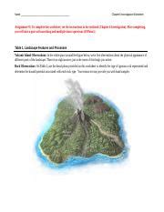 Assignment #3 Investigation Volcanoes.docx - Name Chapter 6 Investigation Worksheet Assignment#3 ...