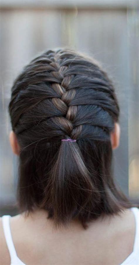 You'll need at least a few inches of hair to obtain a noticeable man braid. 29 French Braid Ideas for Short Hair That Make You Say "Wow!" in Summer 2019 - Summer Braids # ...
