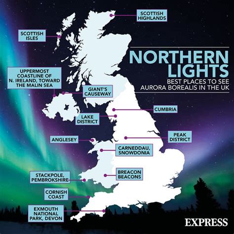 Northern Lights Where Aurora Borealis Is Most Likely To Appear In The