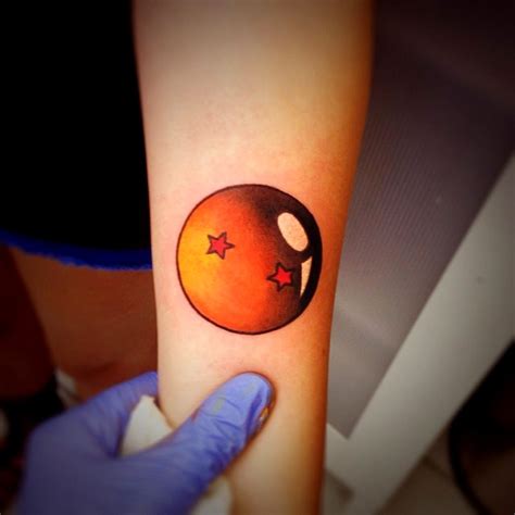 It is no surprise that people like dragon ball. Dragon Ball Tattoo Done By Chris Veness | Minimal Tattoos ...
