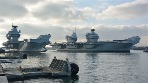 Navys Aircraft Carriers Together In Portsmouth Home Base For First