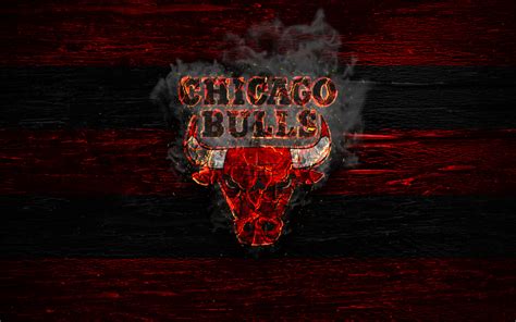 Download Logo Basketball Nba Chicago Bulls Sports Hd Wallpaper