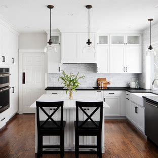 Find the perfect kitchen countertop stock photos and editorial news pictures from getty images. 75 Beautiful White Kitchen With Granite Countertops ...
