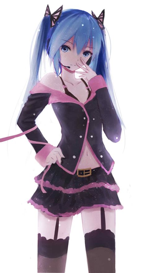 Hatsune Miku Vocaloid And 2 More Drawn By Shimmer Danbooru