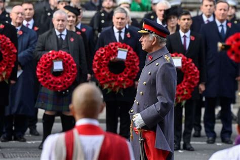 King Charles Leads Remembrance Day Silence For First Time As British