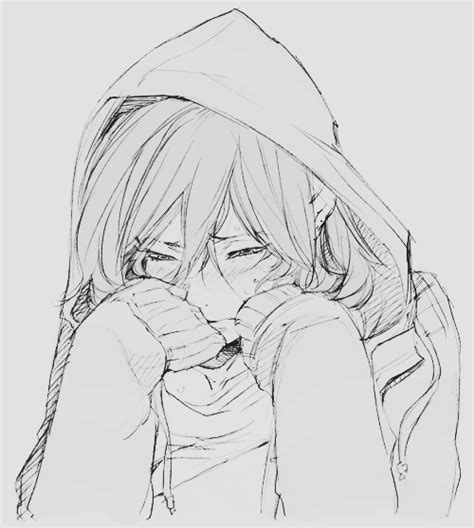Cool And Easy Drawings Of Anime Girls Crying Crying Anime Girl