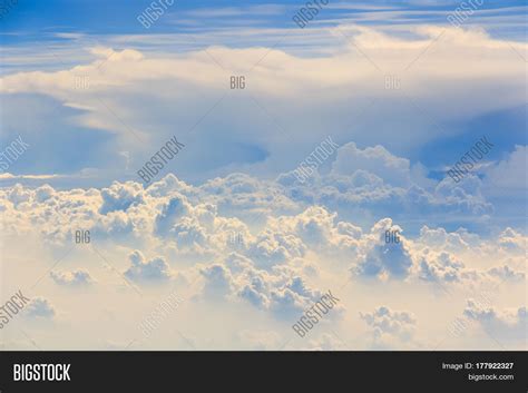 Fluffy Clouds Aerial Image And Photo Free Trial Bigstock