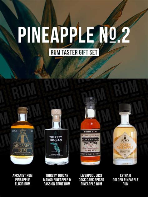 Spiced Rum Taster Set T Box The Rum Company — The Rum Company