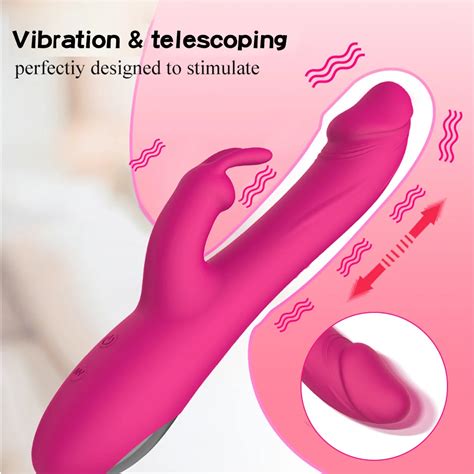 Thrusting Dildo Vibrator For Women Rabbit Vibrator Sex Toy Female