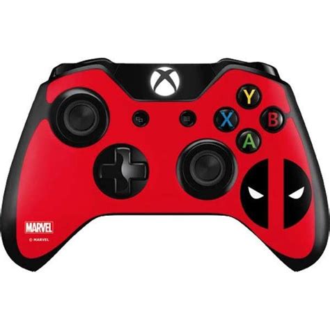Deadpool Logo Red Xbox One Controller Skin Xbox One Controller Xbox