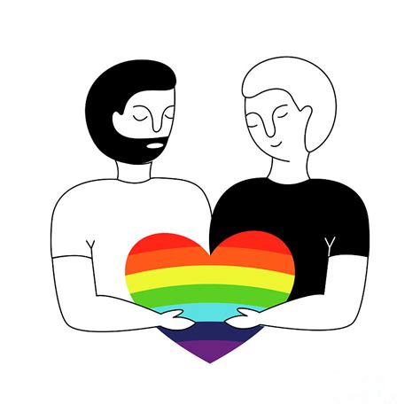gay couple digital art by alona savchuk fine art america