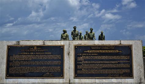 Macarthur Landing Memorial Park Leyte Philippines A Photo On