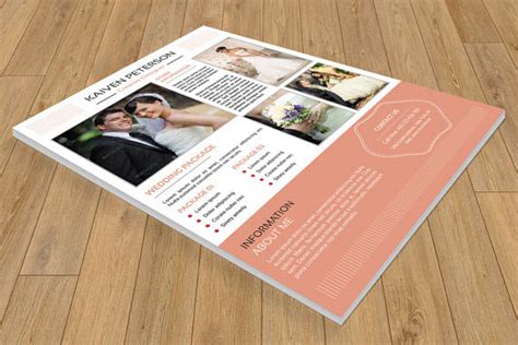 Free wedding photography contract template. Wedding Photography Flyer Template on Behance