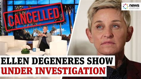 The End Of Ellen Ellen Degeneres Show Under Investigation Youtube