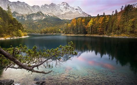 Download Wallpapers Autumn Mountain Lake Forest Mountain Landscape