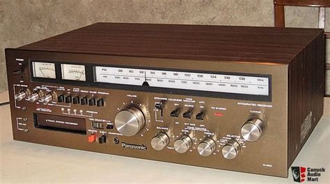 Gorgeous Vintage Panasonic Ra6600 Am Fm Stereo Receiver With 8 Track