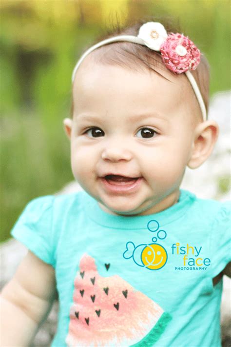 Happy Cautious 7 Month Old Baby Girl ~ Seminole Baby Photographer