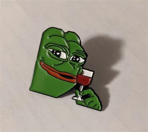 Pepe The Frog Lapel Enamel Pin Badge Meme Wine Retro Sad Hat Bag Cute