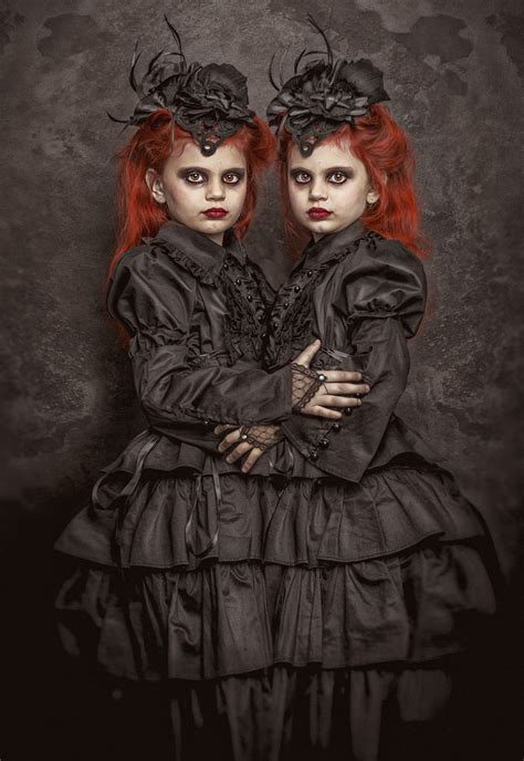 Evil Twins Costume Captions Energy