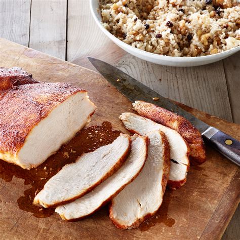 Roast Turkey With Cauliflower Couscous Recipe Shady Brook Farms