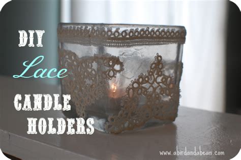 Diy Lace Doily Candle Holders