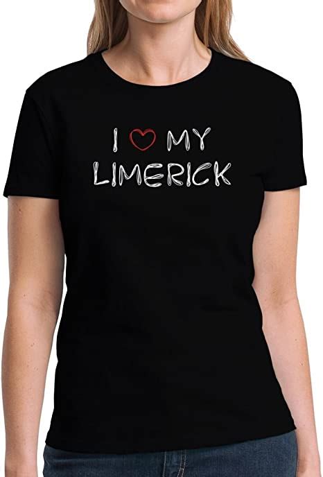 Eddany I Love My Limerick Women T Shirt Amazonca Clothing Shoes And Accessories