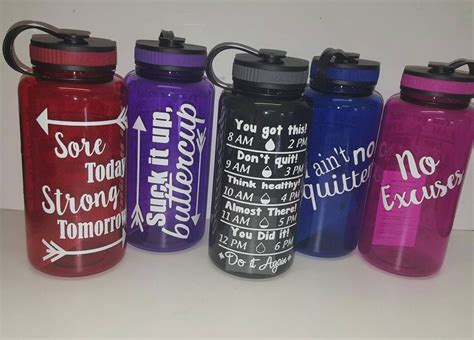 34 Oz Staying Hydrated Water Bottles Etsy