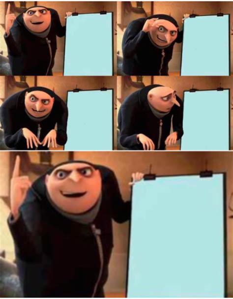 gru s plan an unexpected turn blank template imgflip