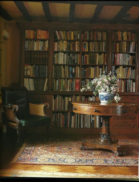 Bookshelf English Cottage Interiors Home Libraries English Cottage