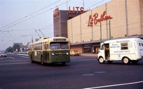 Capturing Late 1960s Philadelphiatrolleys Neon Cobblestones And All