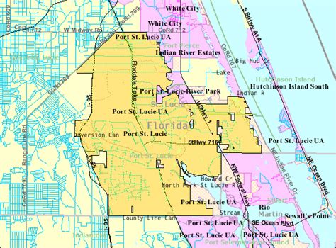 Port St Lucie Florida Map Share Map