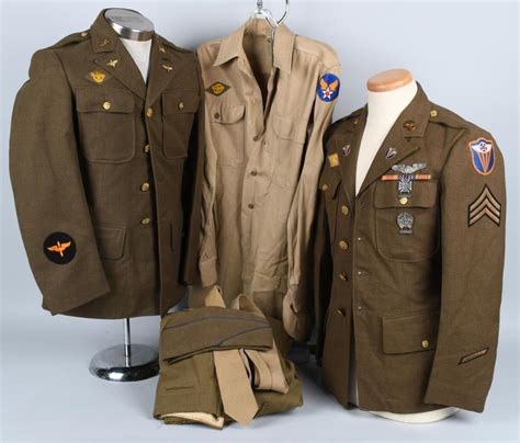 Sold Price Wwii Us Army Air Force Aaf Uniform Lot July 6 0118 10
