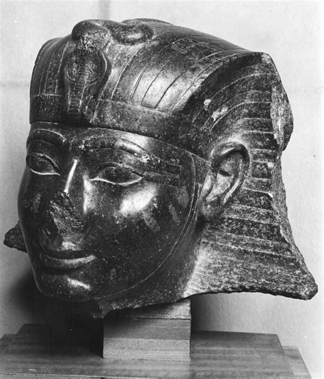 Statue Of Egyptian Pharaoh King Thutmose Iii Black Solid Stone Made In Egypt Agrohort Ipb Ac Id