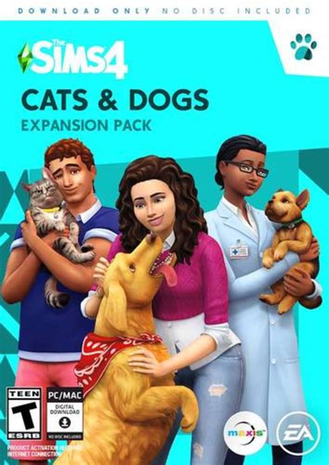 Sims 4 Cats And Dogs Expansion Pack Windows Digital Digital Item