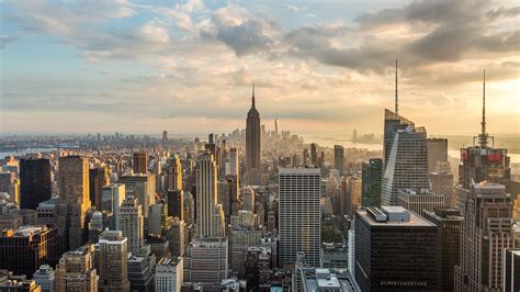 4k New York City Skyline Day To Night Sunset Emerics