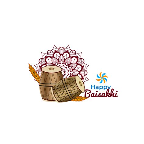 Happy Baisakhi Vector Png Images Happy Baisakhi Vector Design