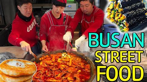 Traditional Korean Street Food Market Tour In Busan South Korea Youtube