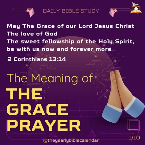 The Real Meaning Of The Grace Prayer